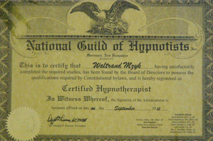 Zertifikat Hypnotherapist